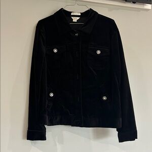 Christopher & Banks Velvet Jacket